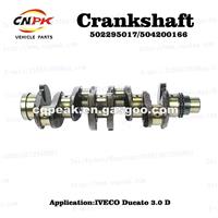 Crankshaft 502295017 For Fiat Ducato 3.0 D Iveco Daily F1C 2008 OEM 504200166