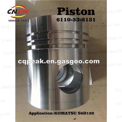 Engine Parts Piston 6110-33-2131 For KOMATSU Engine S6D120