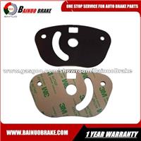 3M Woven Rubber Brake Pad Steel Damping Shim Anti-Noise Anti-Squeal Shim Brake Shim
