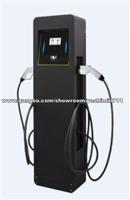 Floor-Standing NEV Charging Pile Electric Car Station 22KW Usb Port Double Gun 32A Charger For New Energy Vehicle