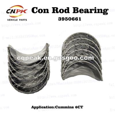 6CT Diesel Engine Parts Connecting Rod Big End Bearing 3950661 For Cummins