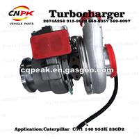 Excavator Parts Common Rail Turbocharger 2674A256 315-9810 458-8357 569-6097 3159810 4588357 5696097 For Caterpillar C7.1