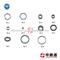 B18 Washer Shims For Bosch Common Rail Injector 7.3 Powerstroke Injector Solenoid Shim - img1
