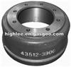 Brake Drum, 43512-3900, 43512-3650, 43512-3640, 43512-3410, 43512-3020