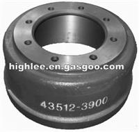 Brake Drum, 43512-3900, 43512-3650, 43512-3640, 43512-3410, 43512-3020