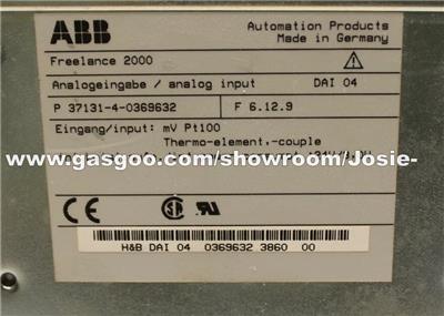 ABB DAI04 0369632M Analog Input As Of V3