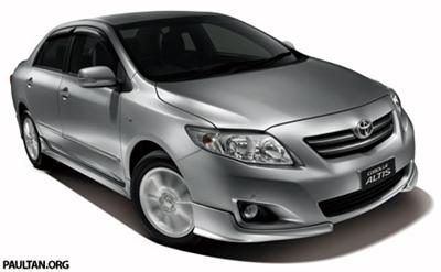 Buy complete power window system for Toyota Corolla Sedan year 2008 onwards