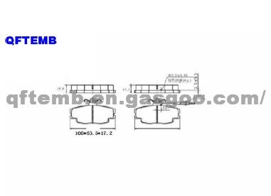 Citroen ZX Brake Pad SCP008B