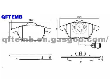 D840-7715 Audi/Volkswagen Brake Pad