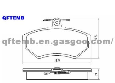 D227-7143 Volkswagen Brake Pad