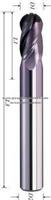 4 Flute Ball Nose End Mills-P6B Series