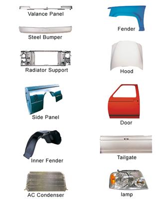 Buy  Bumper Grill Fender Hood,Door Side Panal Radiator Support