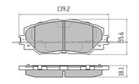 Brake Pad for Acura Audi