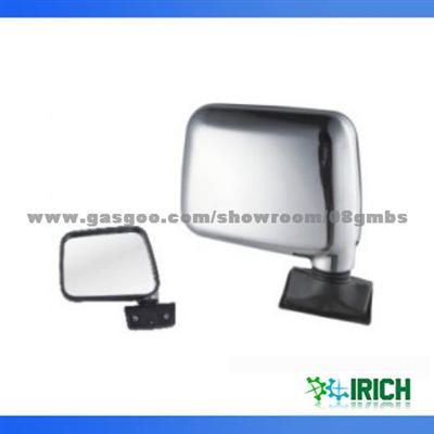 Black Chrome Car Mirrors For Isuzu LUV Pick Up 89-90kb42