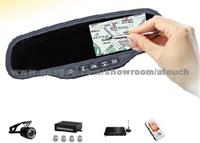 In Car LCD GPS/Bluetooth Rear View Mirror Touch Screen Monitor DLS-435GA