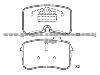 Brake Pad for AUDI 441 698 151 D