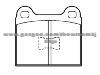 Brake Pad for AUDI 171 698 151 E