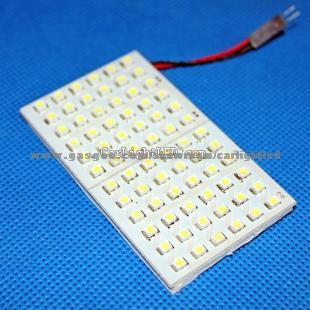 White 72-LED Interior Dome Panel Ligh