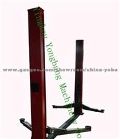 Red And Black YL350A Two Post Car Hoist