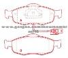 Brake Pad For Ford 1022079