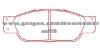 Brake Pad For Lincoln XW4Z-2001-AA