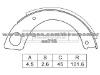 Brake Shoe For NISSAN 36160-T9325