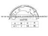 Brake Shoe For NISSAN 41060-J2025