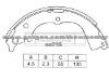 Brake Shoe For TOYOTA K2319