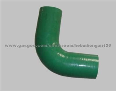 90 Degree Silicone Elbow Hose Green