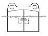 Brake Pad for AUDI 171 698 151 E