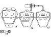 Brake Pad for AUDI 4B0 698 151 C