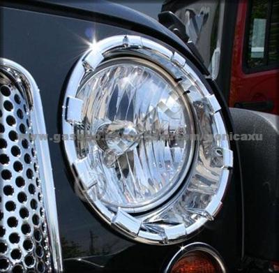 Chrome Head Light Cover For WRANGLER 2007-ON