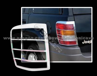 Chrome Tail Light Cover For GRAND CHEROKEE 1999-2004