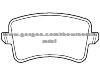 Brake Pad For Audi 8K0 698 451