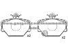 Brake Pad For SMART 451 421 00 10