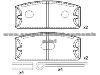 Brake Pad For RENAULT 0996031700