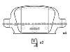 Brake Pad For OPEL 16 05 965