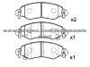 Brake Pad For OPEL 9 194 893