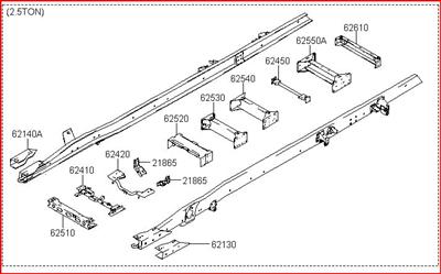 Buy Chassis Frame Hyundai Dump Truck