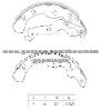 Auto Brake Shoe 919