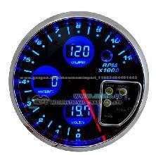 Blue LED Digital Auto Guage Tachometer