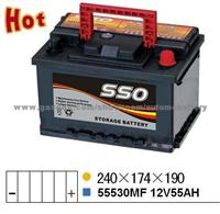 55530MF 12v 55ah Maintenance Free Automobile Battery