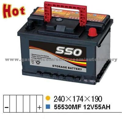 Maintenance Free Battery For Car 55530MF