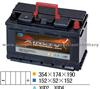 Auto Starting Battery 60038MF 12v 100ah