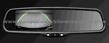 4.3inch Rearview Mirror With Camera For Toyota Hyundai
