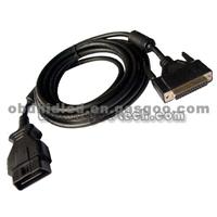 CY-DC054, Car Diagnostic Cable,DB25P Female +Magnet Ring TO OBD-II Male