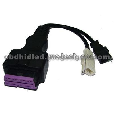 CY-DC189, OBD Diagnostic Cable,OBD-II Female TO AUDI2+2