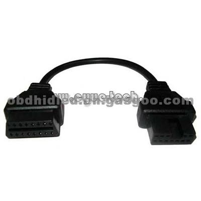 CY-DC277, OBD Diagnostic Cable,OBD-II Female TO MITSUBISHI 12P Female