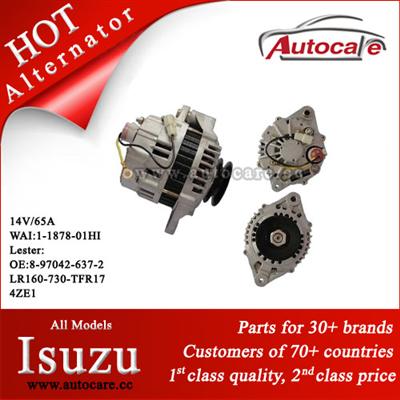 100% Genuine Isuzu Alternator Ref. OE NO.:8-97042-637-2 LR160-730-TFR17