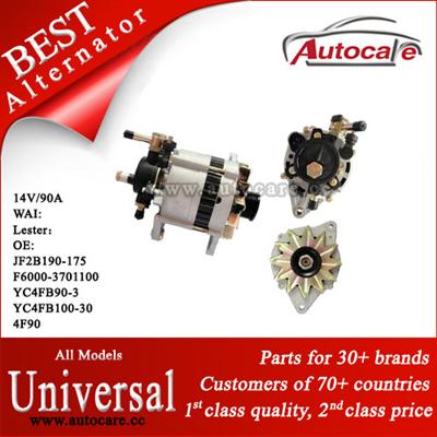 High Quality Universal Alternator Ref. OE NO.: JF2B190-175 YC4FB90-3